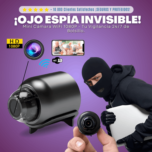 Mini Cámara Espía y solo paga cuando lo recibas