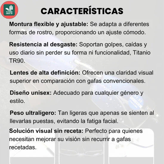 OFERTA 2X1 GAFAS TR90 Con Estuche y Paño de limpieza + Envío Gratis 🎁